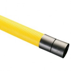 225mm (266) Dia x 6mtr Length METRO Twinwall Duct Plain Ended - Yellow