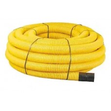 160mm dia x 50mtr Coil Perforated Gas Duct - Yellow